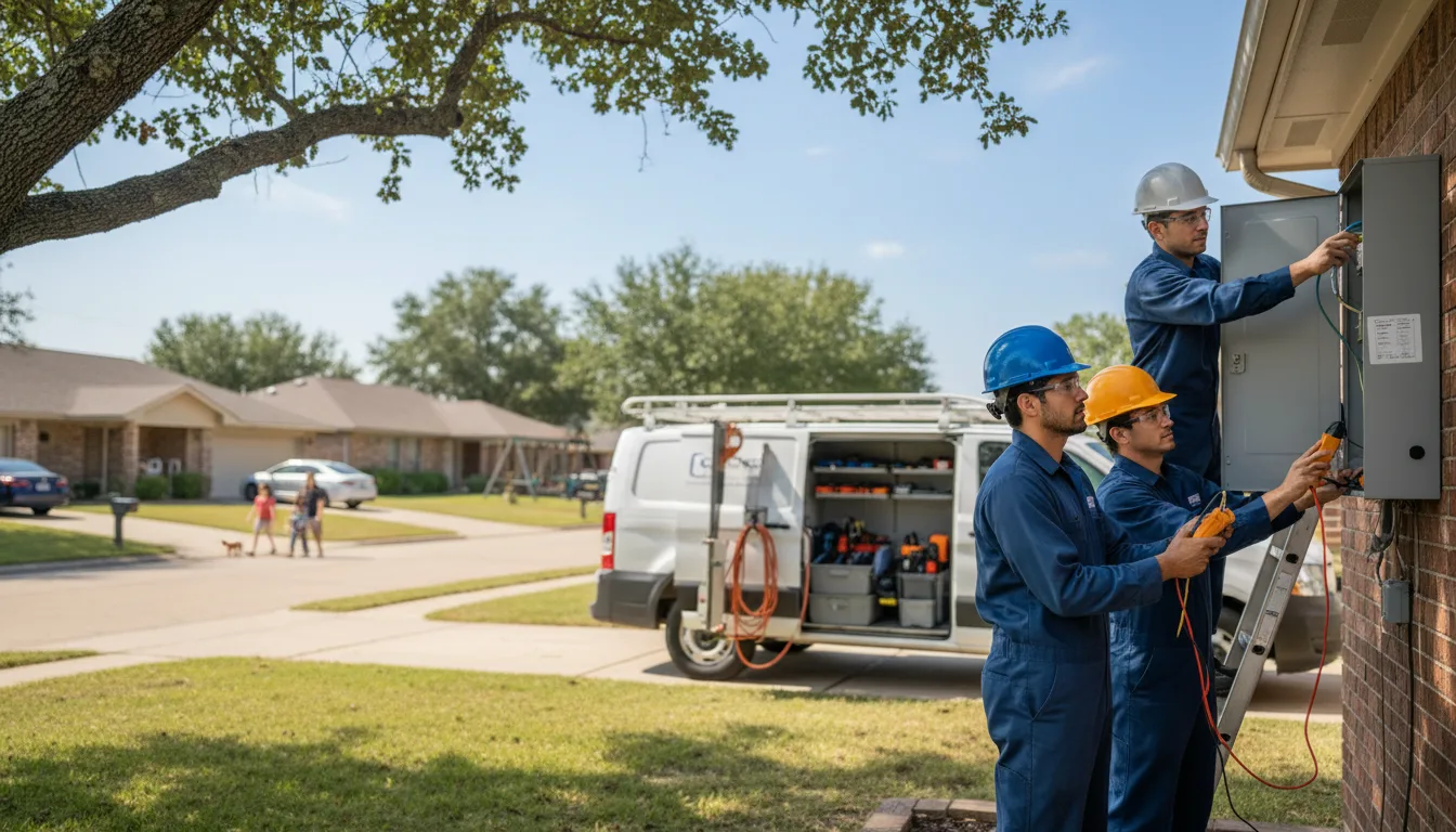 Certified electrician providing emergency electrical services in Wana, WV